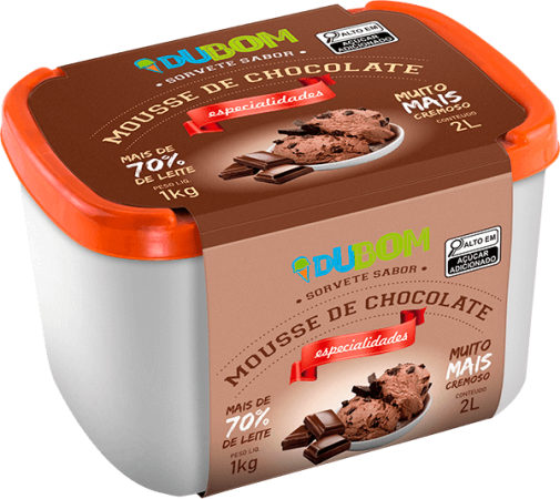 Mousse de Chocolate 70% 2L